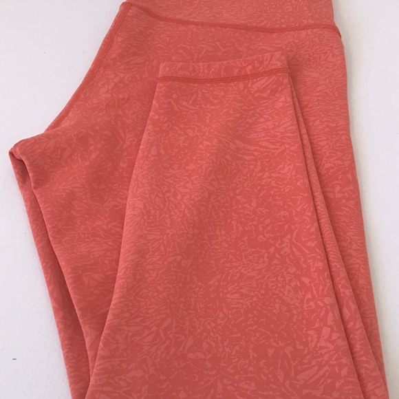 NEW Lululemon Wunder Train HR Tight 25” CRWC Coral - Picture 3 of 10